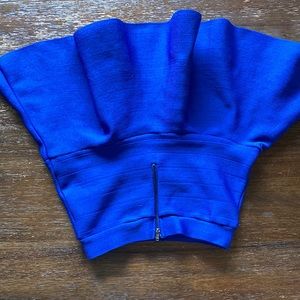 Blue mini skirt